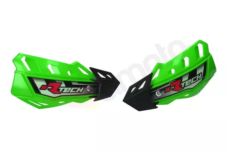 Racetech Flx handbeschermers groen-1