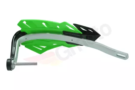 Handbary osłony dłoni Racetech Flx Alu zielone Supermoto/Cross-4