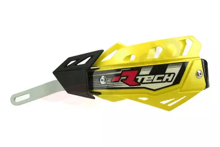 Racetech Flx Alu geel Supermoto/Cross handbeschermers-3