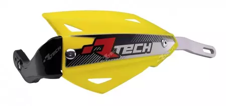 Racetech Vertigo Alu håndbeskyttere gul-1