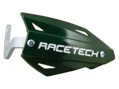 "Racetech Vertigo" karinės žalios spalvos ATV rankų apsaugos-1