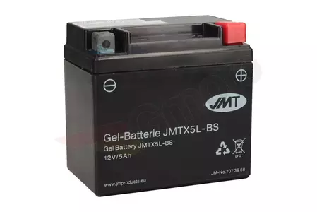 Akumulator żelowy 12V 5 Ah JMT YTX5L-BS (WPX5L-BS)
