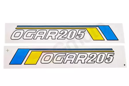 Stickers Ogar 205 - rechts en links