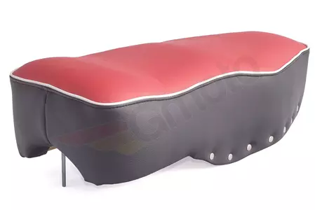 Sēdeklis - kumode melnā un sarkanā krāsā WSK 125 M06 B1-2