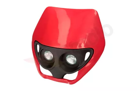 Uniwersalna lampa owiewka UFO street tuning czerwona - 85293