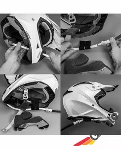 Kit de hidratação para capacete Kriega Handsfree Velcro-2