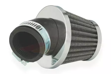 Vzduchový filtr 48 mm kuželový 45 stupňů chrom-3