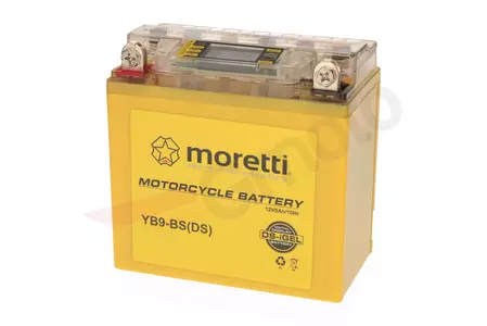 Gel baterija 12V 9 Ah Moretti YB9-BS z zaslonom - AKUYB9-BSXXXMOR00W