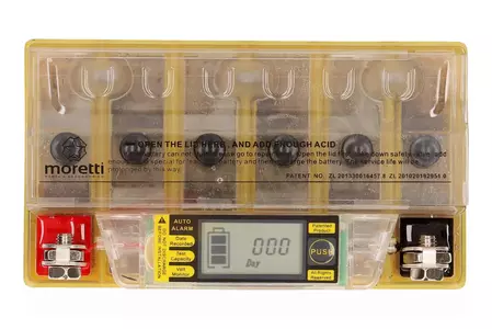 Gel Batterie Akku 12V 9 Ah YB9-BS mit Display Moretti-3