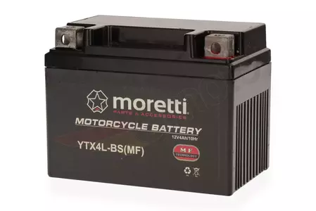 Gel Batterie Akku 12V 4 Ah YTX4L-BS Moretti - AKUYTX4L-BSXMOR000
