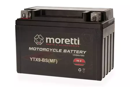 Gelbatterij 12V 9 Ah Moretti YTX9-BS