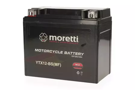 Akumulator żelowy 12V 12 Ah Moretti YTX12-BS
