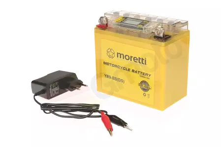 Gel baterija 12V 9 Ah Moretti YB9-BS + polnilec