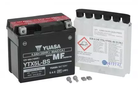 Akumulator bezobsługowy 12V 5 Ah Yuasa YTX5L-BS