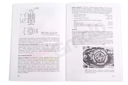 Käsiraamat ja remondi varuosade kataloog MZ TS 150 250 ETZ 150 250 251-2