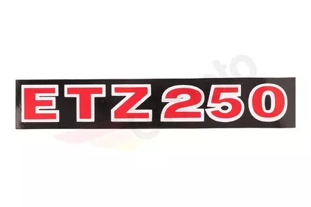 ETZ 250 couvercle autocollant plat-2