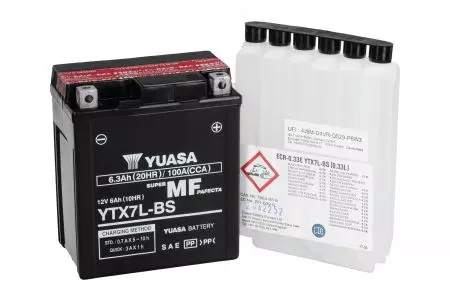 Akumulator bezobsługowy 12V 6Ah Yuasa YTX7L-BS