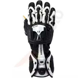 Knox Handroid Full Ce rukavice na motorku čierno-biele veľkosť XS
