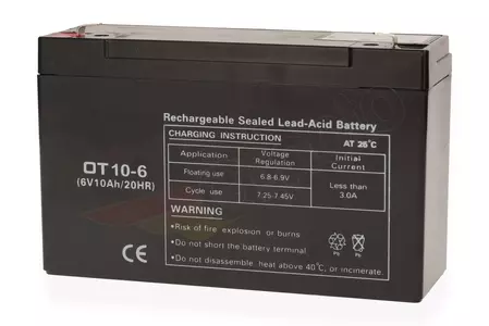 6V 10Ah gelska baterija - 87931