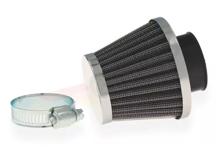 Stožčasti zračni filter 48 mm krom velik-4