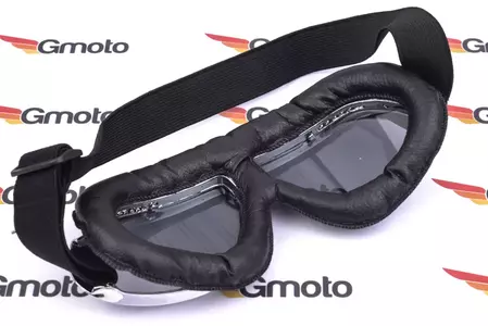Cască de motocicletă - cască germană mărimea L + ochelari de protecție T10-3