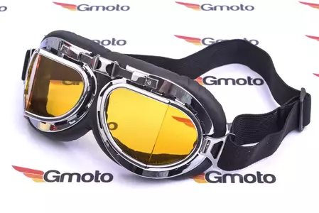 Motorcykelhjelm - Tysk hjelm størrelse L + beskyttelsesbriller T08-2