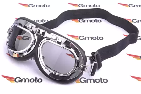 Motorcykelhjelm - Tysk hjelm størrelse XL + beskyttelsesbriller T01-2