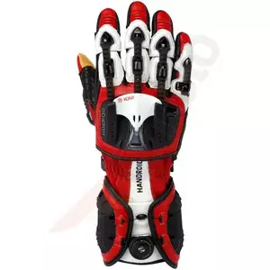 Knox Handroid Full Ce motorcykelhandsker rød størrelse XS