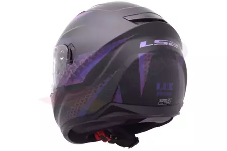 Motociklistička kaciga koja pokriva cijelo lice LS2 FF320 STREAM EVO LUX MATT BLACK PINK XXS-3