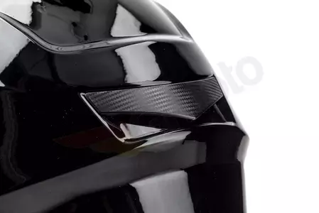 LS2 FF320 STREAM EVO SOLID BLACK XXS casco moto integrale-10