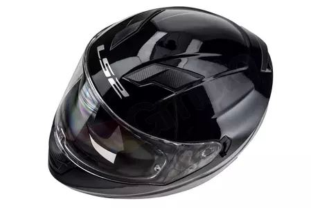 Motociklistička kaciga koja pokriva cijelo lice LS2 FF320 STREAM EVO SOLID BLACK XXS-12