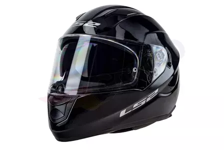 LS2 FF320 STREAM EVO SOLID BLACK XXS casco moto integrale-2