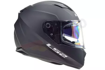 LS2 FF320 STREAM EVO SOLID MATT BLACK XXS casco moto integrale-3