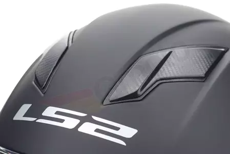 Motociklistička kaciga koja pokriva cijelo lice LS2 FF320 STREAM EVO SOLID MATT BLACK M-9