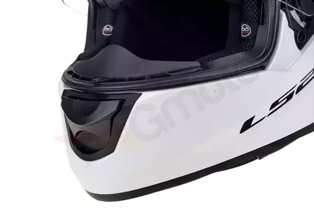 LS2 FF320 STREAM EVO SOLID WHITE XXL capacete integral de motociclista-11