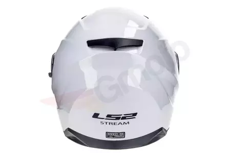 LS2 FF320 STREAM EVO SOLID WHITE XXL capacete integral de motociclista-8