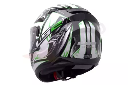 Motociklistička kaciga koja pokriva cijelo lice LS2 FF320 STREAM STEEL WHITE BLACK GREEN XXS-3