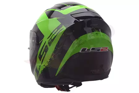 LS2 FF320 STREAM STINGER B/FLUO GREEN S casco integral de moto-3