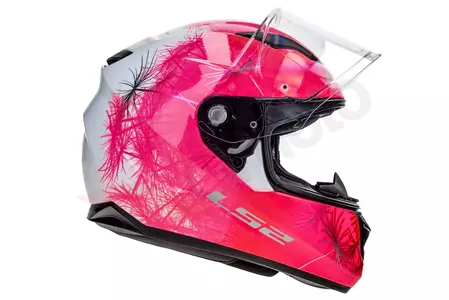 Motociklistička kaciga koja pokriva cijelo lice LS2 FF320 STREAM EVO WIND WHITE PINK XXS-6