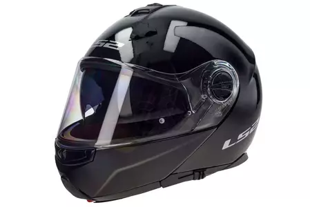 LS2 FF325 STROBE SOLID BLACK XS casque moto à mâchoire-2