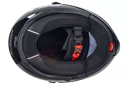 LS2 FF325 STROBE SOLID BLACK S capacete de motociclista para maxilar-13