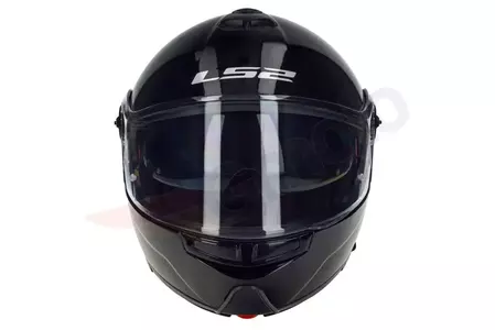 Kask motocyklowy szczękowy LS2 FF325 STROBE SOLID BLACK M-6