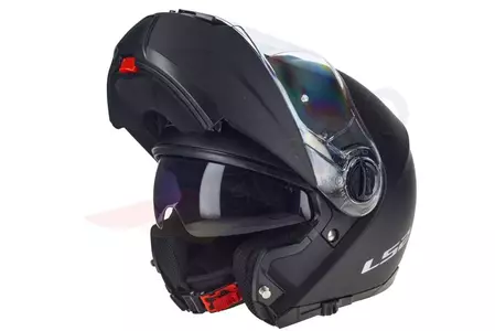 LS2 FF325 STROBE SOLID MATT NEGRO XL casco de moto mandíbula-1