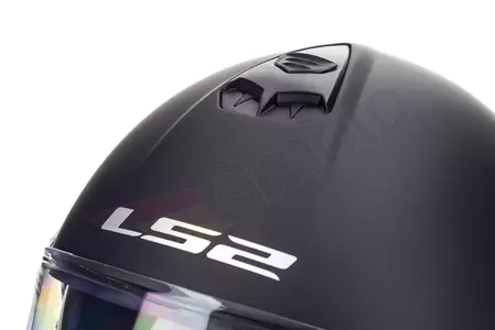 LS2 FF325 STROBE SOLID MATT BLACK XXL capacete de motociclista para maxilar-11