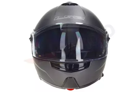 LS2 FF325 STROBE SOLID MATT TITANIUM XS capacete de motociclista para maxilar-5