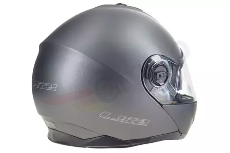LS2 FF325 STROBE SOLID MATT TITANIUM XS casco moto mandíbula-7