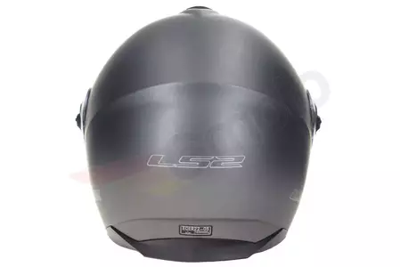 LS2 FF325 STROBE SOLID MATT TITANIUM XS capacete de motociclista para maxilar-8