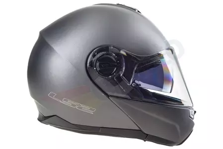 LS2 FF325 STROBE SOLID MATT TITANIUM XXL casco de moto mandíbula-3