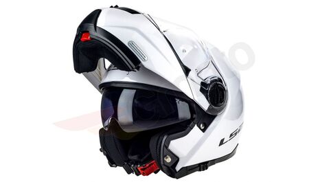 Kask motocyklowy szczękowy LS2 FF325 STROBE SOLID WHITE XS