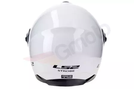 LS2 FF325 STROBE SOLID WHITE XS casco moto mandíbula-8